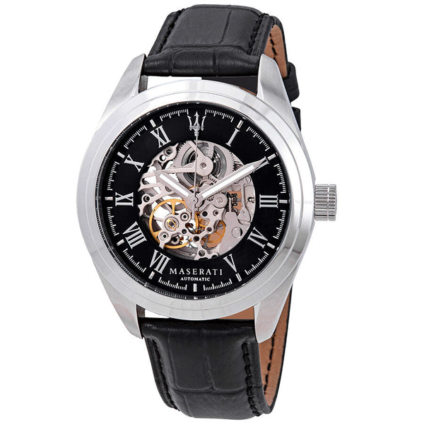 Maserati Traguardo Automatic Black Dial Men's Watch R8871612001 - Big Daddy Jewelry