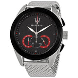 Maserati Traguardo Chronograph Black Dial Men's Watch R8873612005 - Big Daddy Jewelry
