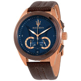 Maserati Traguardo Chronograph Blue Dial Men's Watch R8871612024 - Big Daddy Jewelry