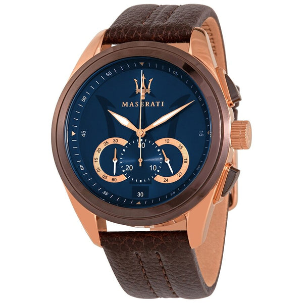 Maserati Traguardo Chronograph Blue Dial Men's Watch R8871612024 - Big Daddy Jewelry