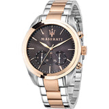 Maserati Traguardo Chronograph Brown Dial Men's Watch R8873612003 - Big Daddy Jewelry