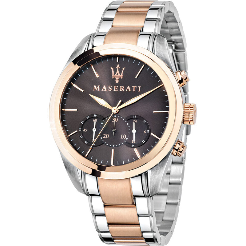 Maserati Traguardo Chronograph Brown Dial Men's Watch R8873612003 - Big Daddy Jewelry