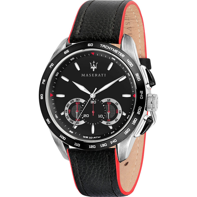 Maserati Traguardo Chronograph Quartz Black Dial Men's Watch R8871612028 - Big Daddy Jewelry