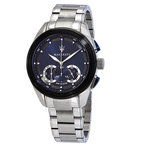 Maserati Traguardo Chronograph Quartz Blue Dial Men's Watch #R8873612014 - Big Daddy Jewelry