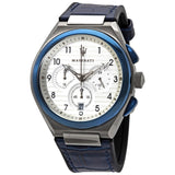 Maserati Triconic Chronograph Quartz White Dial Men's Watch #R8871639001 - Big Daddy Jewelry