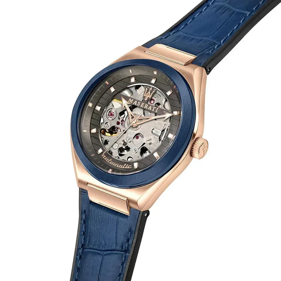 Maserati Triconic Men's Automatic Black Skeleton Dial Watch R8821139001 R8821139001 - Image 2