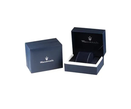 Maserati Potenza Black Dial Black Leather Men's Watch R8851108001