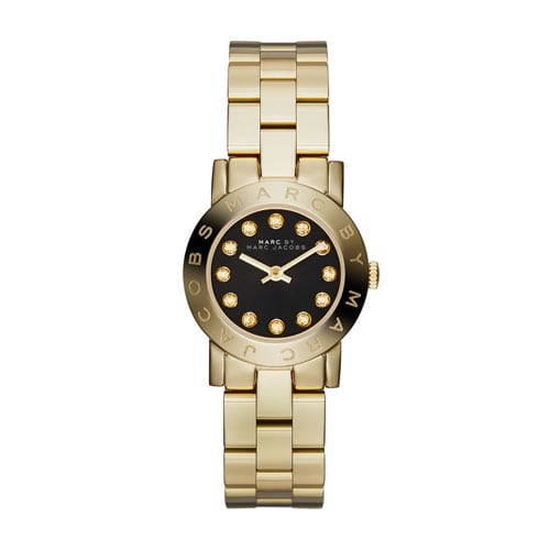 Marc By Marc Jacobs Amy Black Women's Gold Classic Watch  MBM3336 - Kiwi Watches