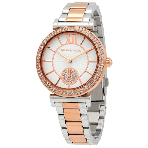 Michael Kors Abbey Quartz Crystal White Dial Ladies Watch MK4616 - Big Daddy Jewelry