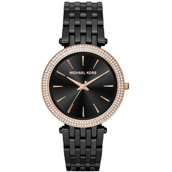 Michael Kors Darci Crystal Paved Black Dial Ladies Watch  MK3407 - Big Daddy Jewelry
