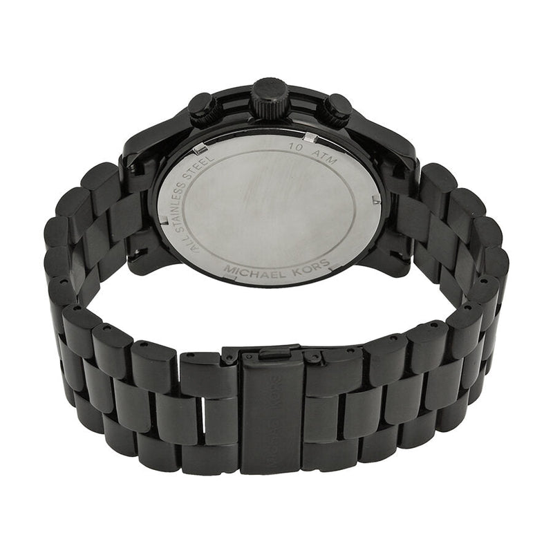 Michael Kors Blacked Out Runway Chronograph Men's Watch MK8157 - Big Daddy Jewelry #3