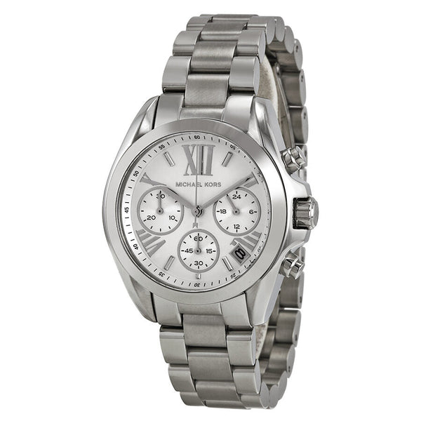 Michael Kors Bradshaw Chronograph Silver Dial Ladies Watch #MK6174 - Big Daddy Jewelry
