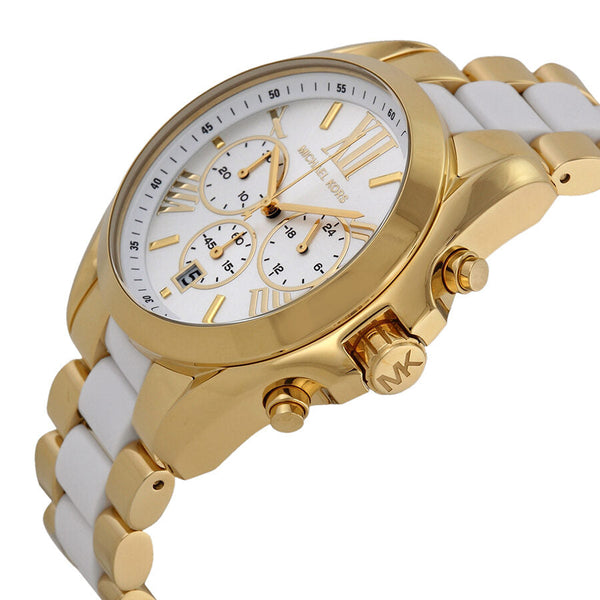 Michael Kors Bradshaw Chronograph White Dial Two-tone Ladies Watch MK5743 - Big Daddy Jewelry #2
