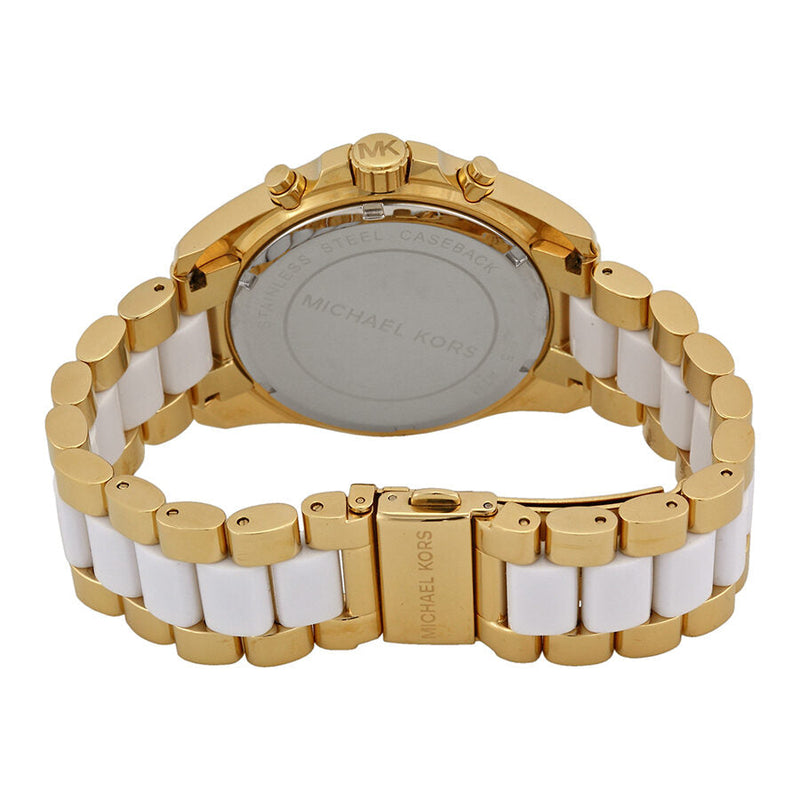 Michael Kors Bradshaw Chronograph White Dial Two-tone Ladies Watch MK5743 - Big Daddy Jewelry #3