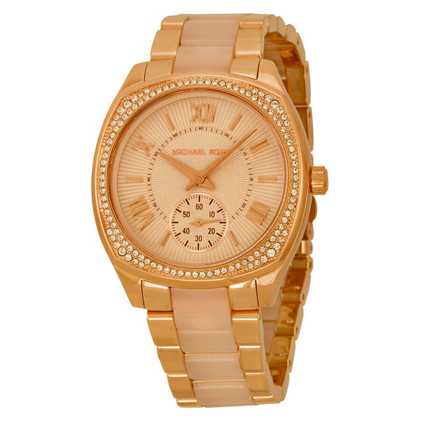 Michael Kors Bryn Rose Dial Rose Gold-tone Ladies Watch MK6135 - Big Daddy Jewelry