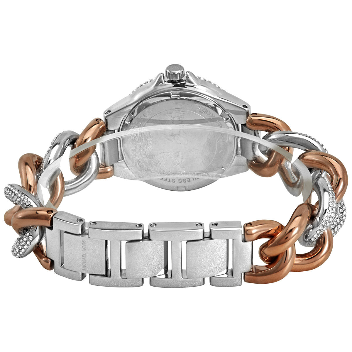 Michael Kors Camille Quartz Crystal Silver Dial Ladies Watch MK6843