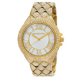 Michael Kors Camille Quartz Crystal White Dial Ladies Watch MK4800 - Big Daddy Jewelry