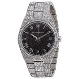 Michael Kors Channing Black Crystal Pave Stainless Steel Watch MK6089 - Big Daddy Jewelry