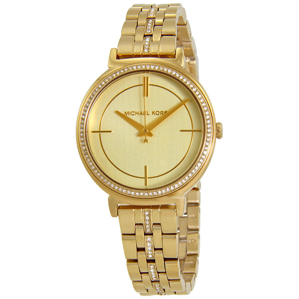 Michael Kors Cinthia Gold Dial Crystal Ladies Watch MK3681 - Big Daddy Jewelry