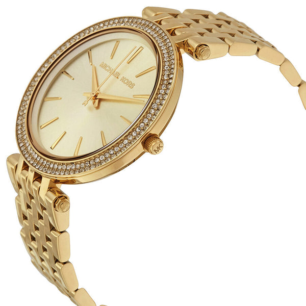Michael Kors Darci Glitz Gold Dial Pave Bezel Ladies Watch #MK3191 - Big Daddy Jewelry #2