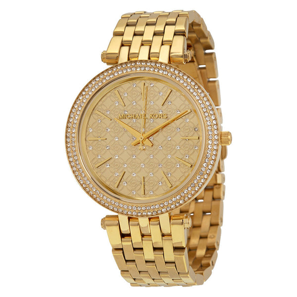 Michael Kors Darci Gold Crystal-set Dial Gold-tone Ladies Watch #MK3398 - Big Daddy Jewelry