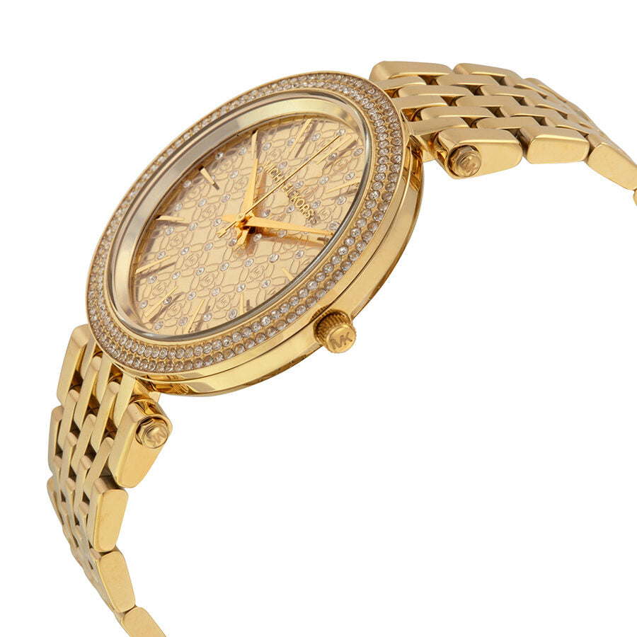Michael Kors Darci Gold Crystal-set Dial Gold-tone Ladies Watch MK3398