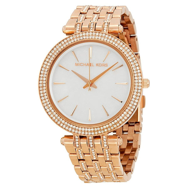 Michael Kors Darci Mother of Pearl Dial Crystal Ladies Watch MK3220 - Big Daddy Jewelry