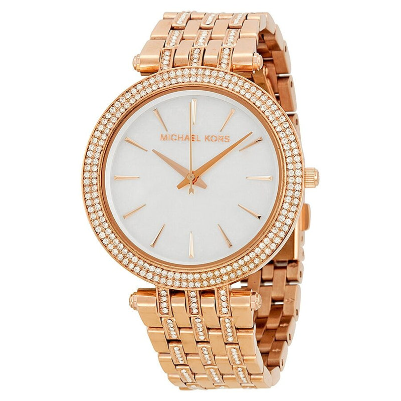 Michael Kors Darci Mother of Pearl Dial Crystal Ladies Watch MK3220 - Big Daddy Jewelry