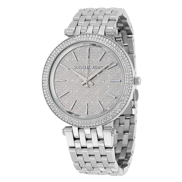 Michael Kors Darci Crystal Paved Silver Ladies Watch  MK3404 - Big Daddy Jewelry