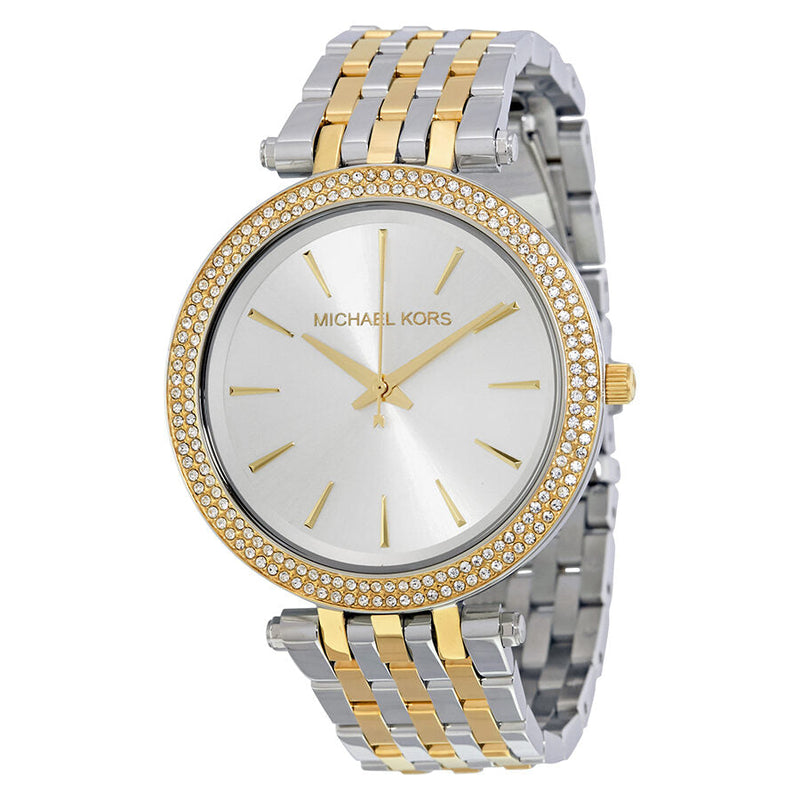 Michael Kors Darci Silver Dial Two-tone Ladies Watch #MK3215 - Big Daddy Jewelry