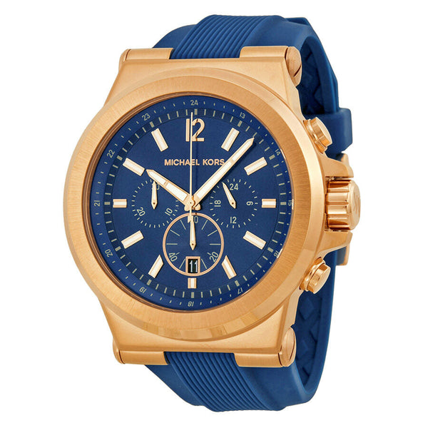 Michael Kors Dylan Chronograph Navy Dial Men's Watch #MK8295 - Big Daddy Jewelry