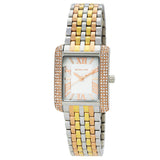 Michael Kors Emery Tri-Tone Quartz Crystal White Dial Ladies Watch MK4744 - Big Daddy Jewelry