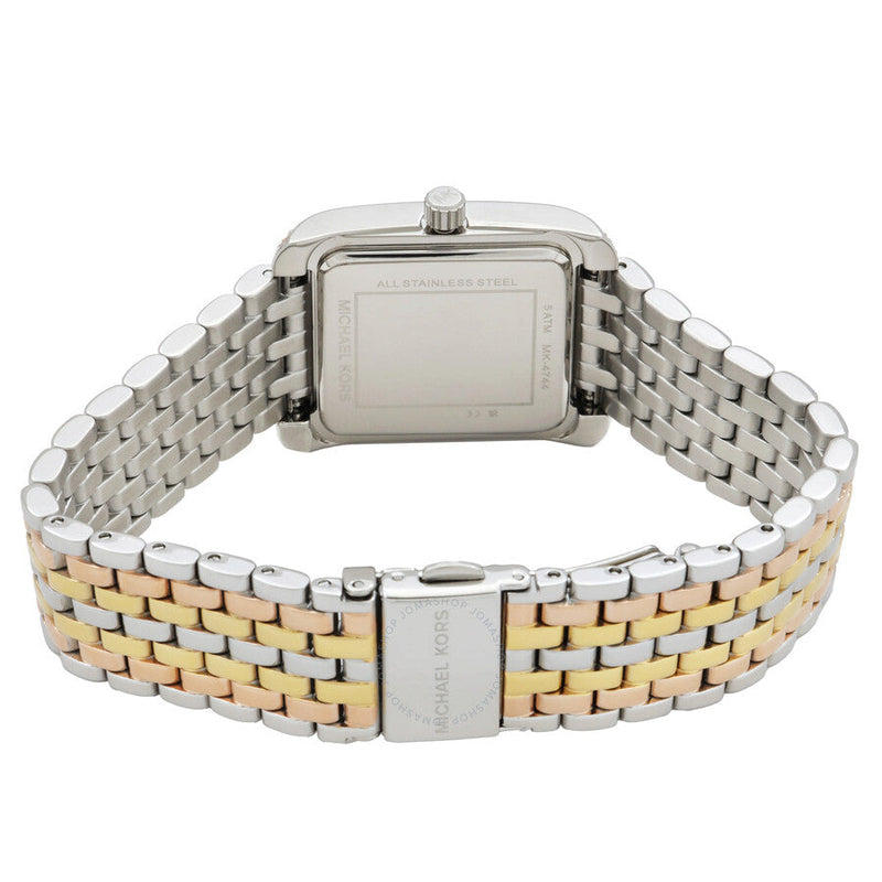 Michael Kors Emery Tri-Tone Quartz Crystal White Dial Ladies Watch MK4744 - Big Daddy Jewelry #3