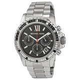 Michael Kors Everest Chronograph Black Dial Stainless Steel Ladies Watch MK5753 - Big Daddy Jewelry