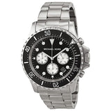 Michael Kors Everest Chronograph Black Dial Stainless Steel Men's Watch MK8256 - Big Daddy Jewelry