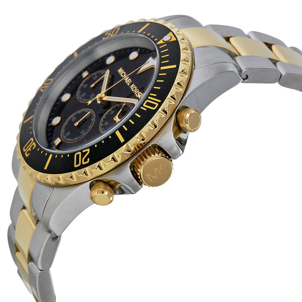 Michael Kors Everest Oversized Chronograph Black Dial Two-tone Men's Watch MK8311 - Big Daddy Jewelry #2