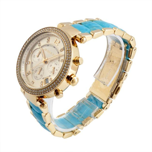 Michael Kors Parker Gold Tone Women's Watch MK6364 - Big Daddy Jewelry #2