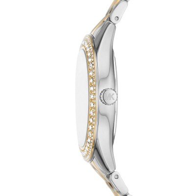 Michael Kors Harlowe Quartz Crystal Silver Dial Ladies Watch MK4811