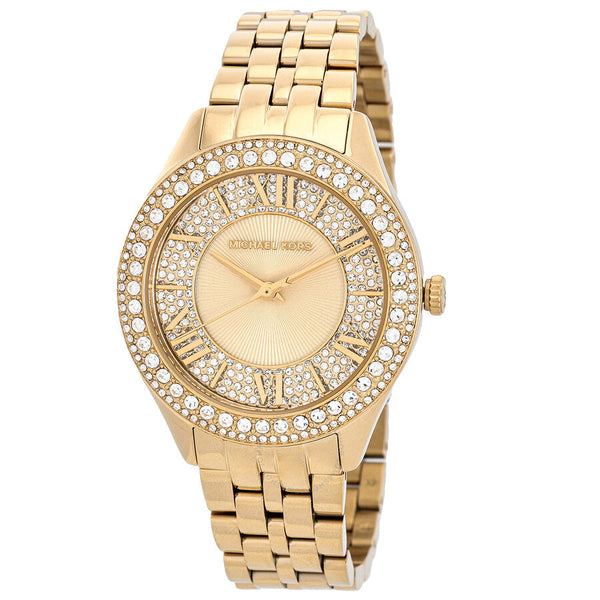Michael Kors Harlowe Pave Quartz Crystal Ladies Watch MK4709 - Big Daddy Jewelry