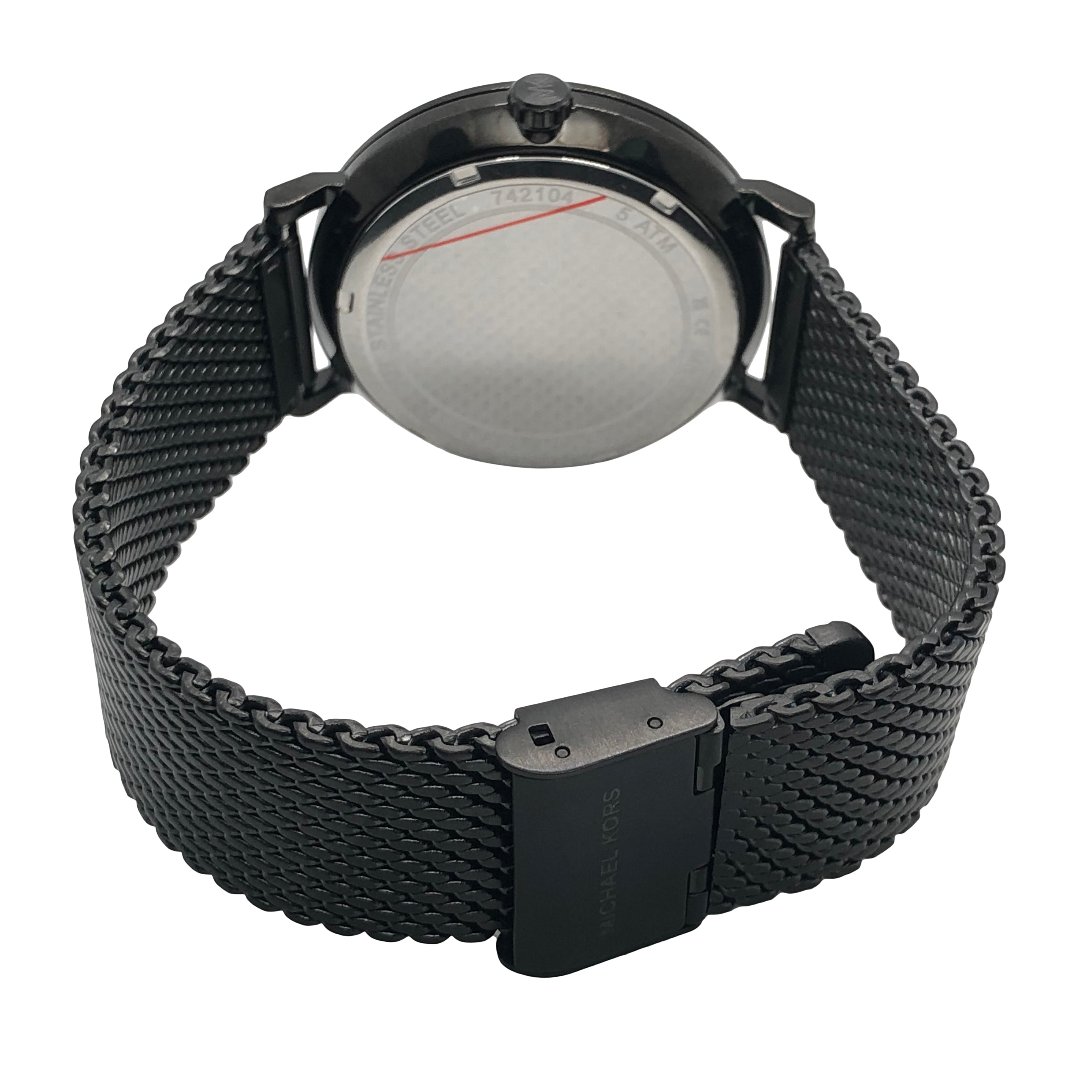 Michael Kors Irving Black Mesh Unisex Watch MK8742 - Watch