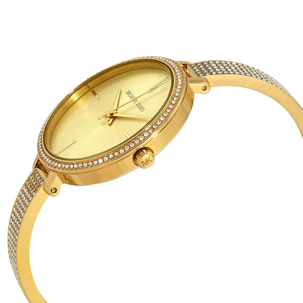 Michael Kors Jaryn Crystal Gold Sunray  Dial Ladies Watch #MK3784 - Big Daddy Jewelry #2