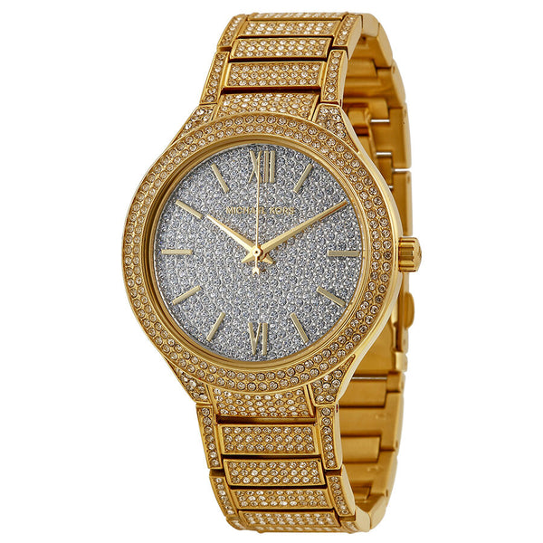 Michael Kors Kerry Crystal Pave Dial Crystal-Set Steel Ladies Watch MK3360 - Big Daddy Jewelry