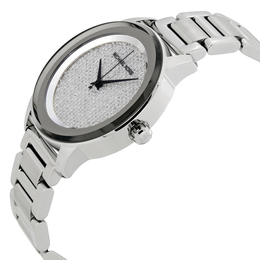 Michael Kors Kinley Diamond Pave Silver-Tone Men's Watch - MK5996