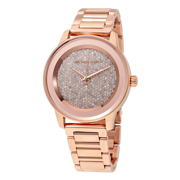 Michael Kors Kinley Pave Rose Dial Ladies Watch #MK6210 - Big Daddy Jewelry