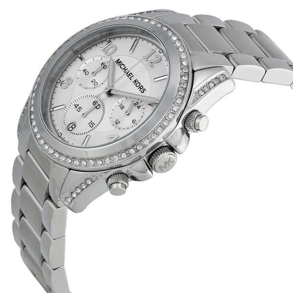 Michael Kors Chronograph White Crystal Ladies Watch MK5165 - Big Daddy Jewelry #2