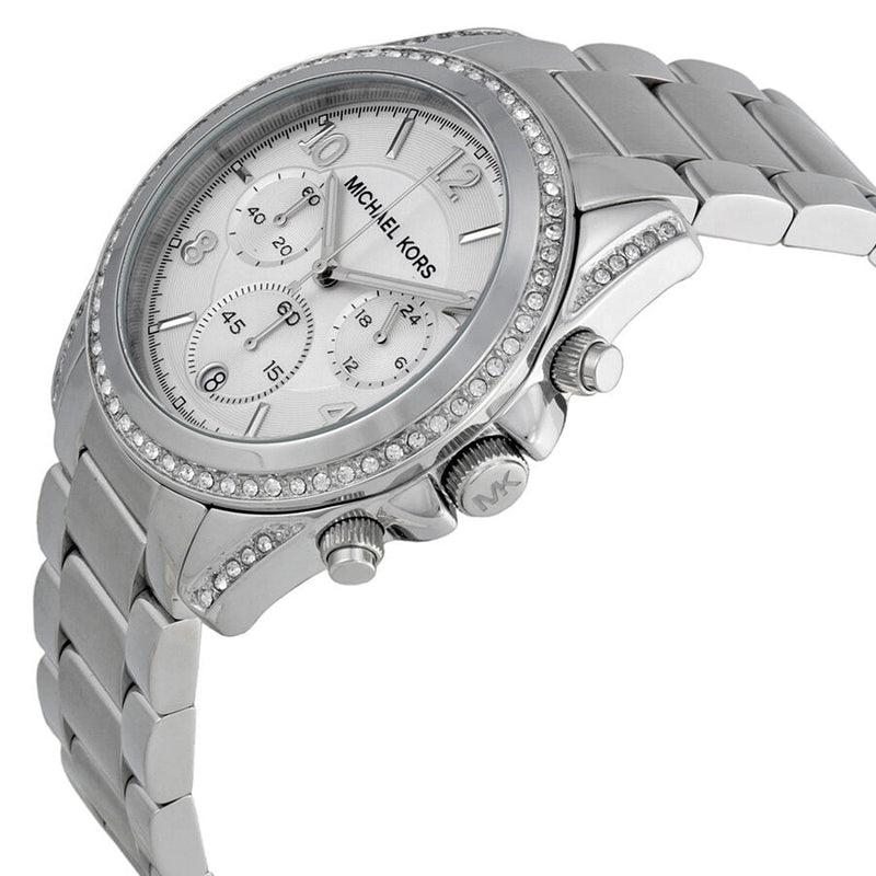 Michael Kors Chronograph White Crystal Ladies Watch MK5165 - Big Daddy Jewelry #2