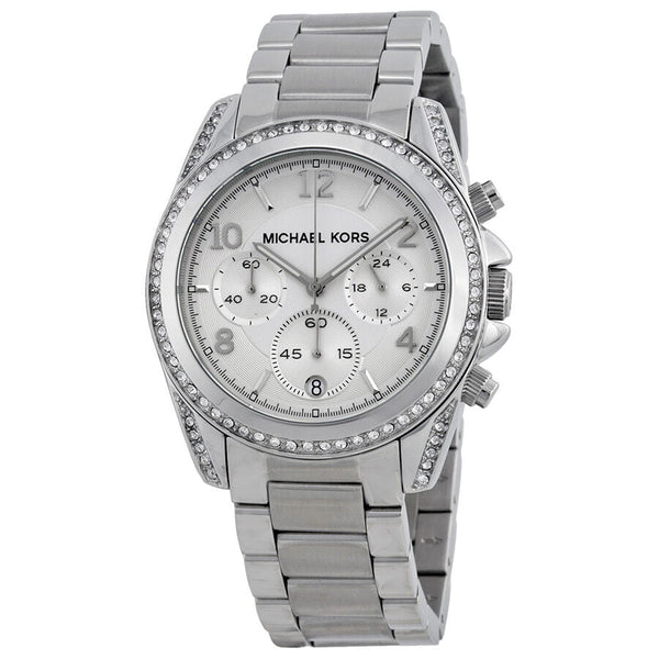 Michael Kors Chronograph White Crystal Ladies Watch MK5165 - Big Daddy Jewelry