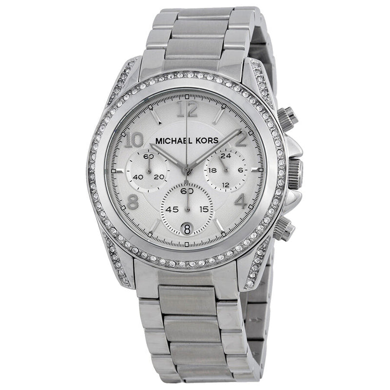 Michael Kors Chronograph White Crystal Ladies Watch MK5165 - Big Daddy Jewelry