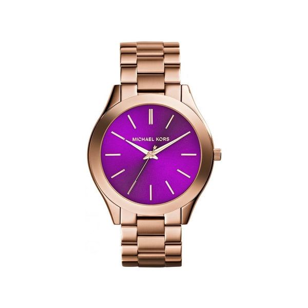 Michael Kors Slim Runway Rose Gold Ladies Watch  MK3293 - Big Daddy Jewelry