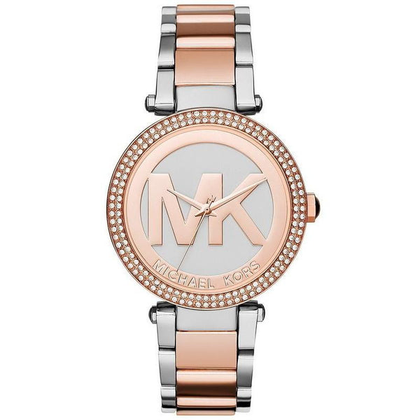 Michael Kors Parker Rose Gold and Silver Ladies Watch  MK6314 - Big Daddy Jewelry